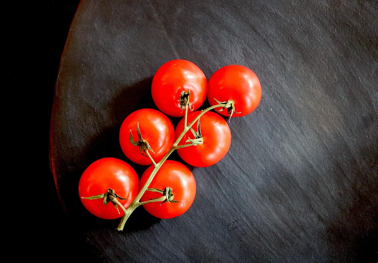 Cherry tomatoes on the vine: sweet, cheap and ready in minutes.